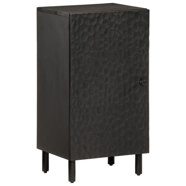 vidaXL Armoire lat&eacute;rale noir 40x33x75 cm bois massif de manguier