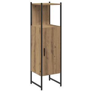 vidaXL Armoire de salle de bain ch&ecirc;ne artisanal 33x33x120,5 cm