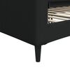 vidaXL Lit de repos sans matelas noir 80x200 cm tissu
