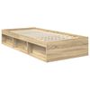 vidaXL Cadre de lit Sonoma 90 x 190 cm Bois de pin massif