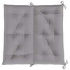 vidaXL Coussin de banc de jardin gris 100x(50+50)x7 cm tissu oxford