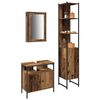 vidaXL Ensemble de mobilier de salle de bain 3 pcs Bois ancien