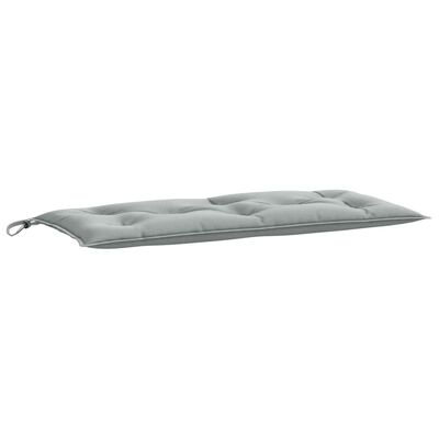 vidaXL Coussins de banc de jardin lot de 2 gris clair mélangé tissu