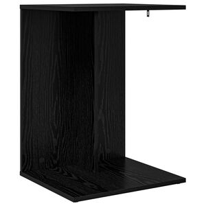 vidaXL Table d'appoint Ch&ecirc;ne noir 45 x 40 x 62,5 cm Bois d'ing&eacute;nierie