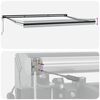 vidaXL Auvent R&eacute;tractable Multicolore 500 &times; 300 cm Tissu, M&eacute;tal