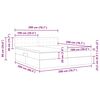 vidaXL Lit de Rangement Gris 200 x 200 cm Cuir synth&eacute;tique