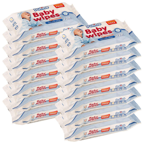 vidaXL Lingettes pour b&eacute;b&eacute; 14 paquets 1008 lingettes