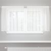 vidaXL Rideau en Dentelle Floral Blanc 100 x 150 cm Polyester
