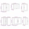 vidaXL Ensemble d'armoires de cuisine 11 pcs Lucca bois d'ing&eacute;nierie