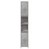 vidaXL Ensemble de meubles de salle de bain 4 pcs gris b&eacute;ton