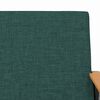 vidaXL fauteuil Vert fonc&eacute; 59 x 75 x 78 cm tissu