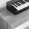vidaXL Stand de clavier Gris Sonoma 120 x 32 x 64 cm Bois d'ing&eacute;nierie