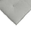 vidaXL Coussin de Dos Gris clair 120 x 50 cm Tissu en microfibre