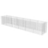 vidaXL Lit sur&eacute;lev&eacute; &agrave; gabion Acier galvanis&eacute; 540x90x100 cm