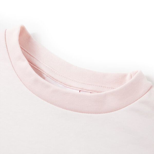 Sweatshirt pour enfants rose clair 140
