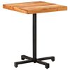 vidaXL Table de bistro Carrée 60x60x75 cm Bois d'acacia massif