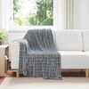 vidaXL Couvertures &agrave; jeter 6 pcs Gris fonc&eacute; 150 x 130 cm Toison