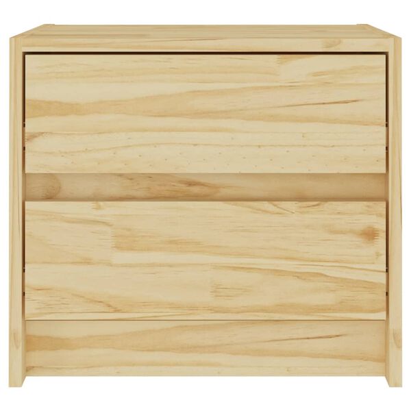 vidaXL Tables de chevet 2 pcs 40x30,5x35,5 cm bois de pin solide