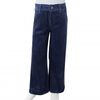 Pantalons pour enfants velours côtelé bleu marine 104