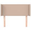 vidaXL T&ecirc;te de lit avec oreilles Cappuccino 93x16x78/88 cm Similicuir