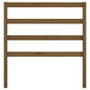 vidaXL T&ecirc;te de lit Marron miel 81x4x100 cm Bois massif de pin