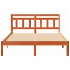 vidaXL Cadre de lit Marron 120 x 200 cm Pin massif