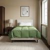 vidaXL Duvet complet toute l'ann&eacute;e Vert 140 x 200 cm Microfibre