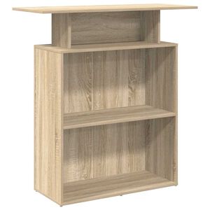 vidaXL Bureau de r&eacute;ception Ch&ecirc;ne Sonoma 100x40x104 cm Bois d'ing&eacute;nierie
