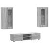 vidaXL Ensemble meuble TV FLORIN 3 pcs Gris Sonoma Bois d'ing&eacute;nierie