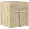 vidaXL Ensemble de meubles de salle de bain 2 pcs ch&ecirc;ne sonoma