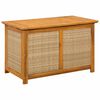 vidaXL Bo&icirc;te de Rangement de Jardin 141 L Bois d'Acacia Massif