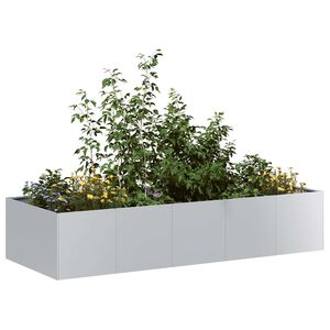 vidaXL Jardini&egrave;re 200x80x40 cm acier galvanis&eacute;