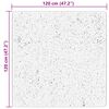 vidaXL Tapis HUARTE &agrave; poils courts doux et lavable beige 120x120 cm