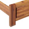 vidaXL Cadre de lit Bois d'acacia massif 140 x 200 cm