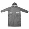 vidaXL Sweat &agrave; capuche couverture Gris fonc&eacute; L Polaire et flanelle