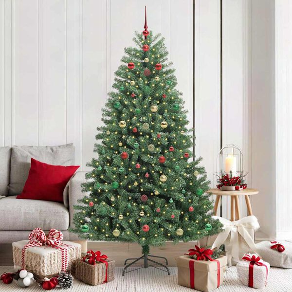 vidaXL Sapin de No&euml;l Artificiel &agrave; Branches Articul&eacute;es Vert 180 cm