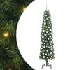 vidaXL Sapin de Noël artificiel Vert 180 cm PVC et acier et plastique