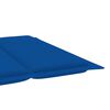 vidaXL Chaises longues lot de 2 avec coussins Bois d'acacia solide