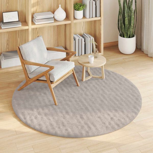 vidaXL Tapis de surface Rond Sable &Oslash; 200 CM