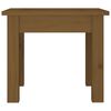 vidaXL Table basse Marron miel 35x35x30 cm Bois massif de pin