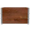 vidaXL Colliers de palette 3 pcs marron 100x100 cm bois de pin solide