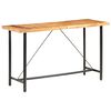 vidaXL Table de bar 180x70x107 cm bois d'acacia massif