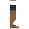 vidaXL Nourrisseur pour cerfs Noir 28 x 30 x 80 cm