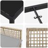 vidaXL Ensemble de salle &agrave; manger pour jardin 9 pcs Beige polyrotin