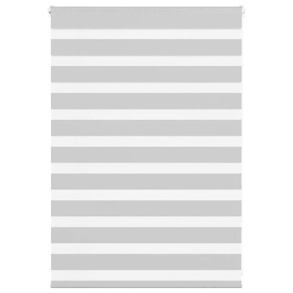 vidaXL Store z&egrave;bre gris clair largeur du tissu 95,9 cm polyester