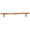 vidaXL &Eacute;tag&egrave;res murales 2 pcs 110x20x18 cm bois massif d'acacia
