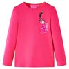 vidaXL T-shirt pour enfants &agrave; manches longues bleu marine 116