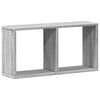 vidaXL Armoire murale 60x16x30 cm sonoma gris bois d'ing&eacute;nierie