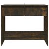 vidaXL Table console chêne fumé 89x41x76,5 cm bois d'ingénierie