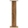 vidaXL Supports pour plantes 2 pcs ch&ecirc;ne artisanal bois d'ing&eacute;nierie